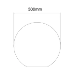 Lampa ogrodowa Gaja 50 cm biała 1xE27 IP65