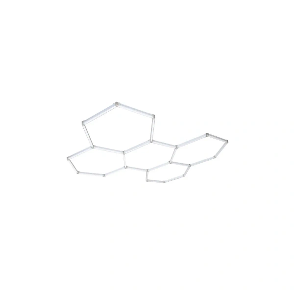 Plafon Geometric System 5 New biały LED 4000K IP44
