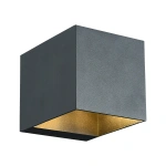 Kinkiet Alaska czarny 1xG9