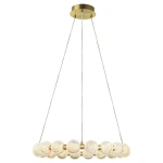 Lampa wisząca Diamond 18 złota LED CCT