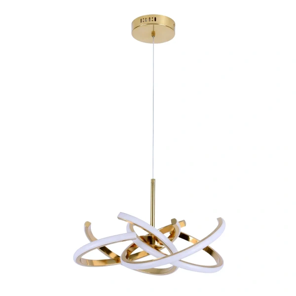 Lampa wisząca Spider 48 cm złota LED 30W CCT
