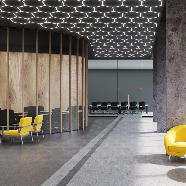 Plafon Geometric System 5 New biały LED 4000K IP44