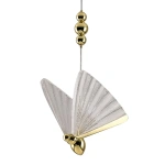 Lampa wisząca Mariposa 3 złota LED 24W CCT