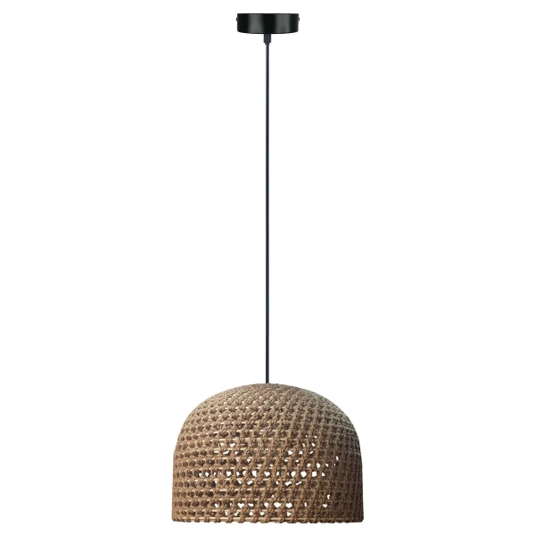 Lampa wisząca Kanso rattanowa 40 cm jasnobrązowa 1xE27