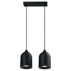 Lampa wisząca Nilo czarna 2xGU10