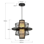 Lampa wisząca Astra czarna 1xE27