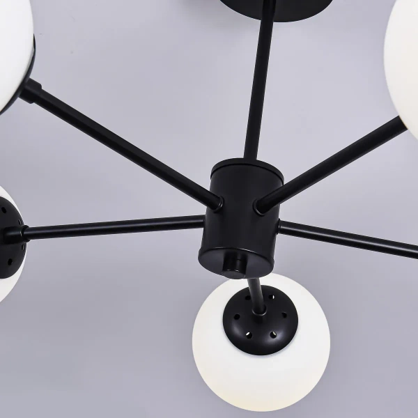 Lampa wisząca Roma 5 czarna 5xE14