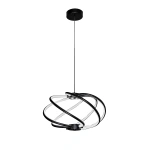 Lampa wisząca Kandor czarna LED 45W CCT
