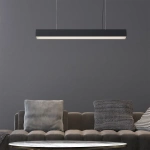 Lampa wisząca Luci M czarna LED 32W CCT
