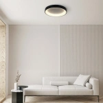 Plafon Georgia 60 cm czarny LED CCT
