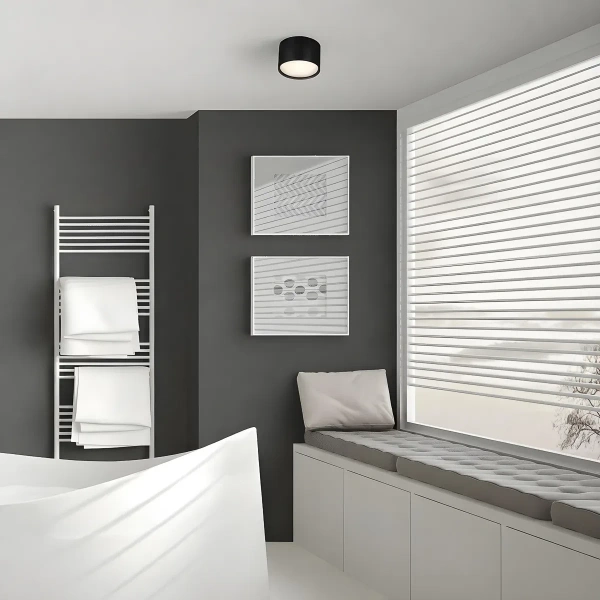 Oprawa natynkowa Kendal czarna LED 6W 3000K