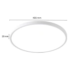 Plafon California 40 cm biały LED 36W CCT