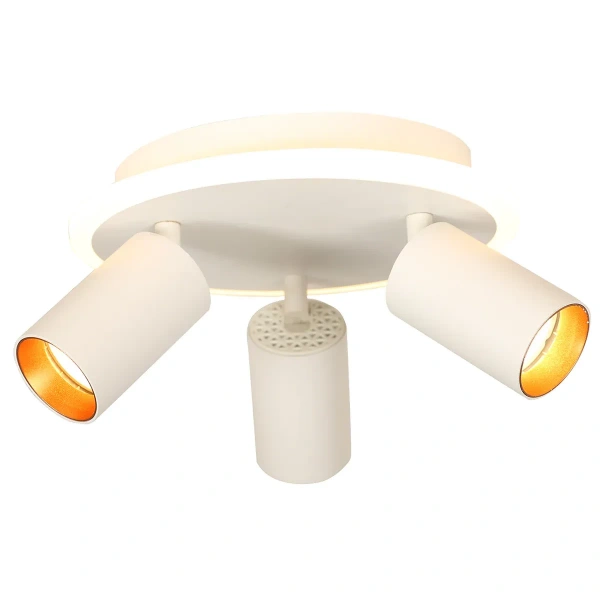 Plafon Parma 3 okrągły biały 3xGU10 + LED 13W CCT