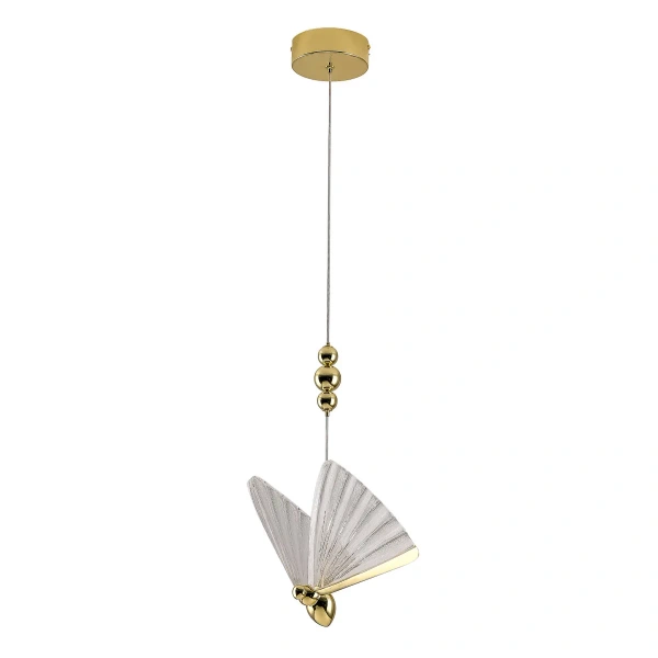 Lampa wisząca Mariposa 1 złota LED 8W CCT