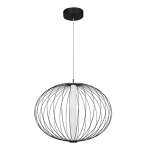 Lampa wisząca Treviso mała czarna LED CCT