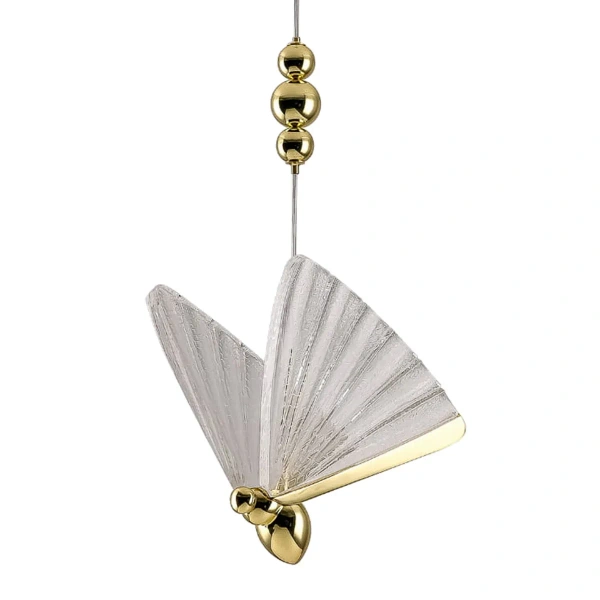 Lampa wisząca Mariposa 3 złota LED 24W CCT