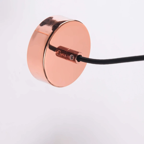 Lampa wisząca Palla duża miedziana 1xE27