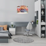 Lampa wisząca Graffiti wielokolorowa 1xE27