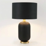 Lampa stołowa Tamiza 65 cm czarna 1xE27