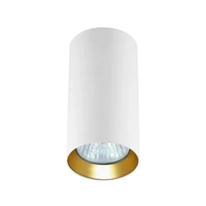 Tuba natynkowa Manacor 13 cm biało-złota 1xGU10