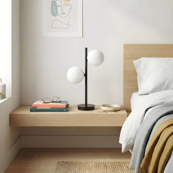 Lampa stołowa Dorado czarna 2xG9