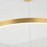 Lampa wisząca Midway mała złota LED 3000K