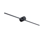 Kinkiet Modern Slim 60 cm czarny LED 3000K IP44