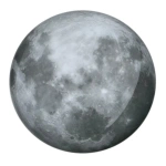 Plafon Luna planeta 38 cm szary LED 24W 4000K