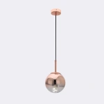 Lampa wisząca Palla mała miedziana 1xE14