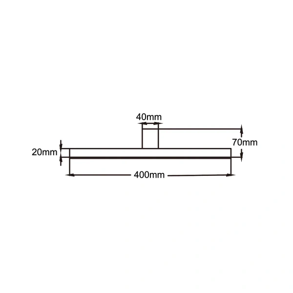 Kinkiet Nevada 40 cm biały LED 4000K IP44
