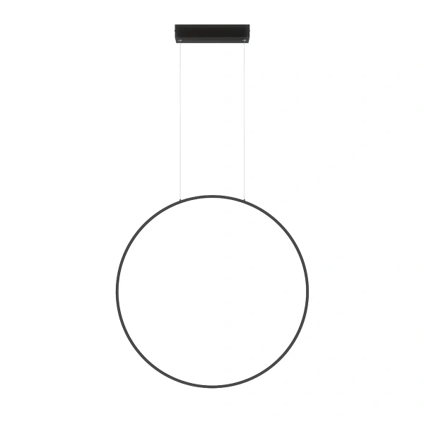 Lampa wisząca Mirror S czarna LED CCT IP44