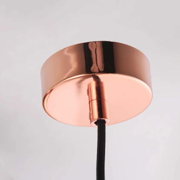 Lampa wisząca Palla duża miedziana 1xE27