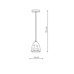 Lampa wisząca Melt czarna 1xE27