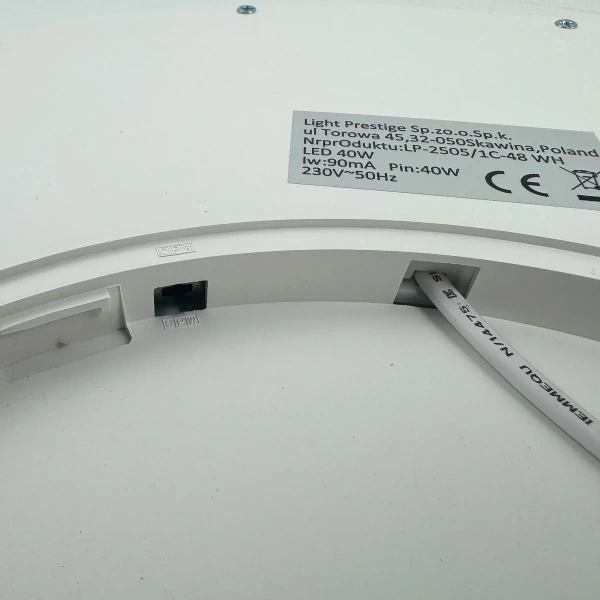 Plafon California 40 cm biały LED 36W CCT