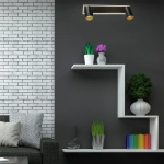 Spot sufitowy Parma 2 czarny 2xGU10 + LED 8W CCT
