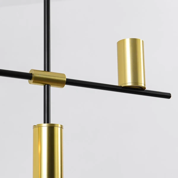 Lampa wisząca Arizona 4 czarno-złota 4xGU10