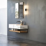 Kinkiet Linea 45 cm czarny LED CCT