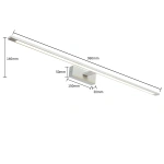 Kinkiet Isla XXL 96 cm chromowany LED CCT IP44