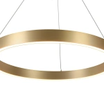 Lampa wisząca Midway Triangle mała złota LED 3000K