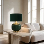 Lampa stołowa Tamiza 48 cm zielona 1xE27