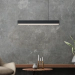 Lampa wisząca Luci M czarna LED 32W CCT