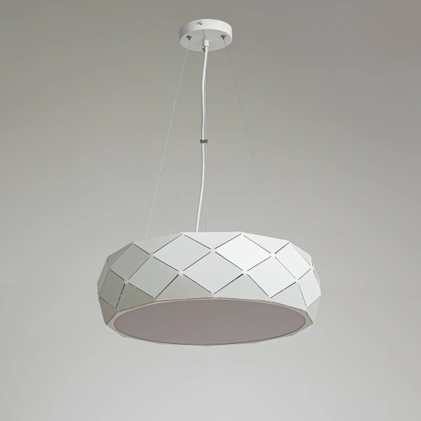 Lampa wisząca Reus biała 3xE27