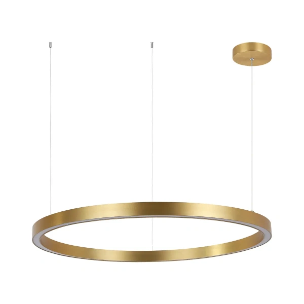 Lampa wisząca Midway duża złota LED 3000K