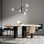 Lampa wisząca Dorado 6 czarna 6xG9