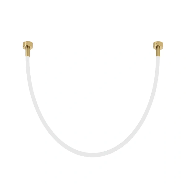 Lampa wisząca Rope Light 3 m biało-złota LED CCT