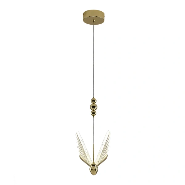 Lampa wisząca Mariposa 1 złota LED 8W CCT
