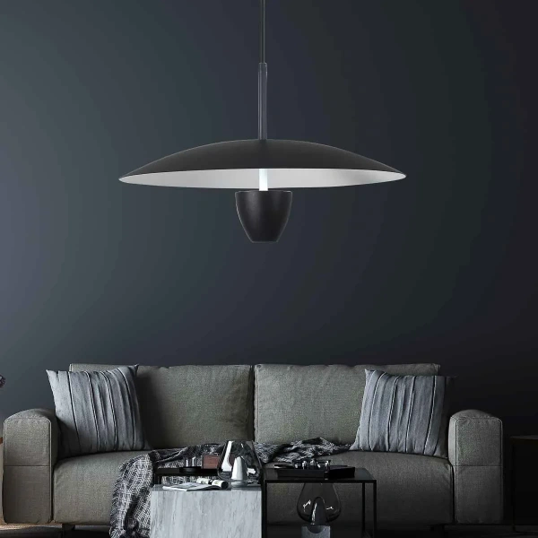 Lampa wisząca Ufo L czarna LED 12W CCT