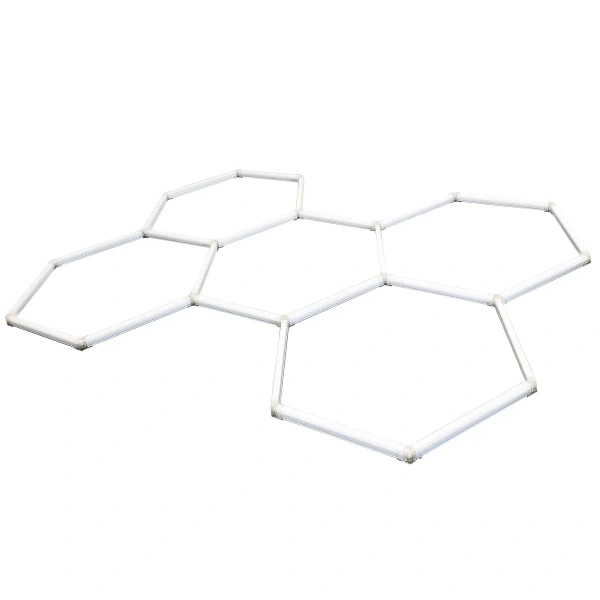 Plafon Geometric System 5 New biały LED 4000K IP44