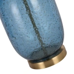 Lampa stołowa Amur niebieska 1xE27