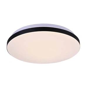Plafon Babilon okrągły 38 cm czarno-biały LED 4000K